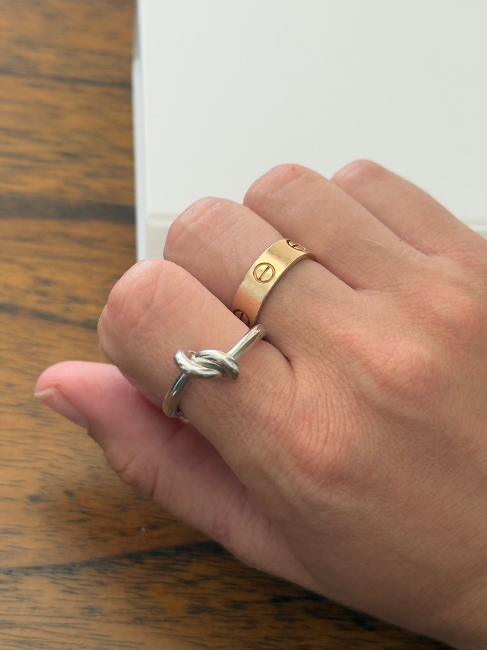 Celine knot ring